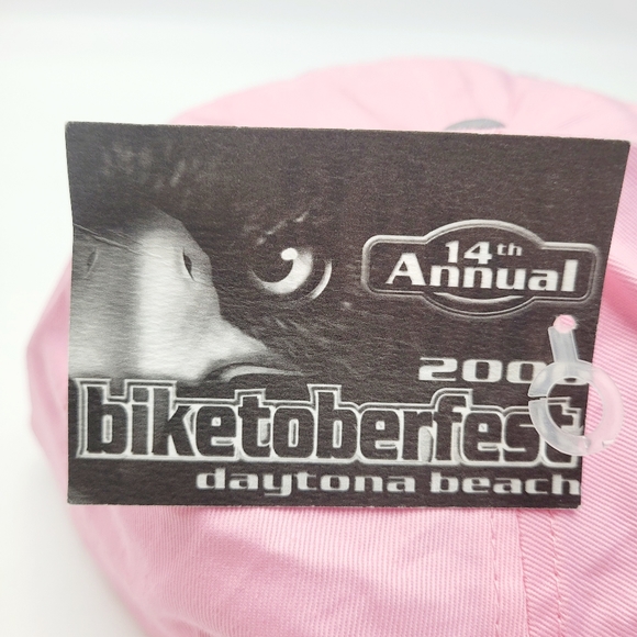 14th Annual 2006 Biketoberfest Pink Basrball Hat/Cap Hook & Loop Closure - Picture 12 of 12